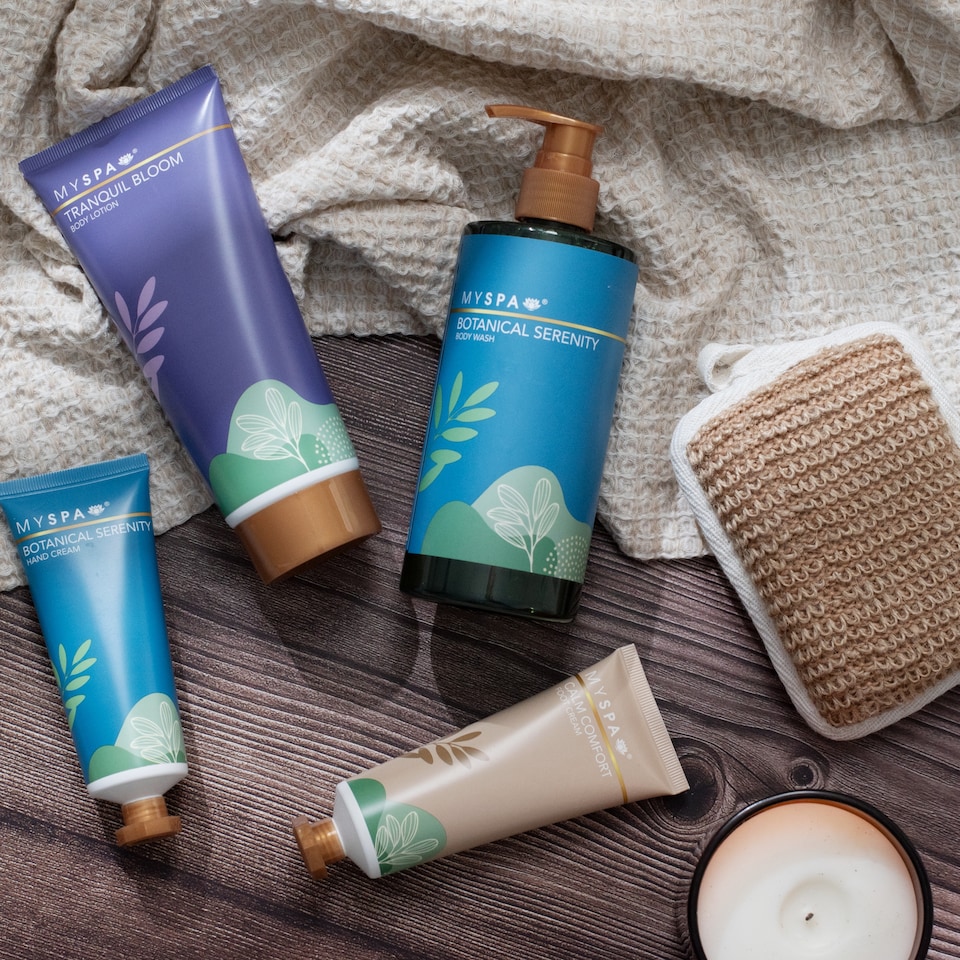 image 1 of My Spa Revitalising hamper 2 x 75ml, 1 x 360ml, 1 x 200ml