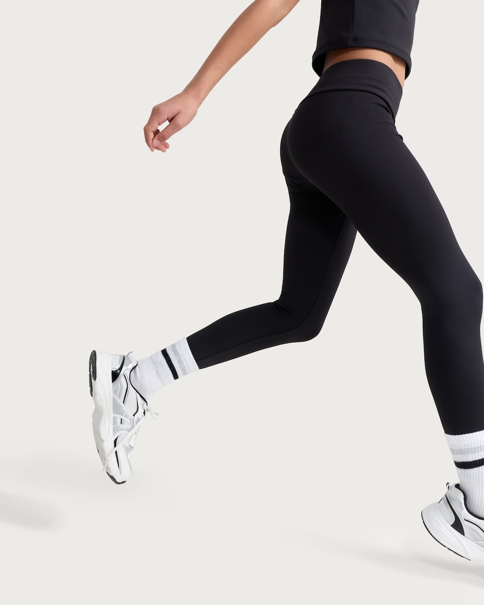 image 1 of F&F Active Girls ULTRAMOVE Full Length Leggings in Black