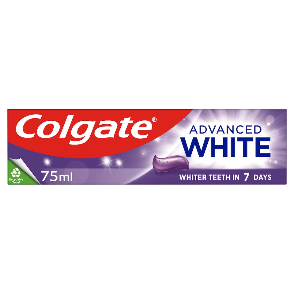 Obrázek 1 pro produkt Zubní pasta Colgate Advanced White Purple 75ml