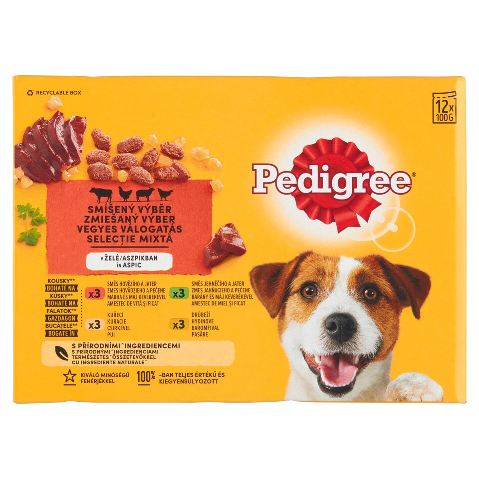 image 1 of Pedigree Zmiešaný výber v želé 12 x 100 g (1,2 kg)