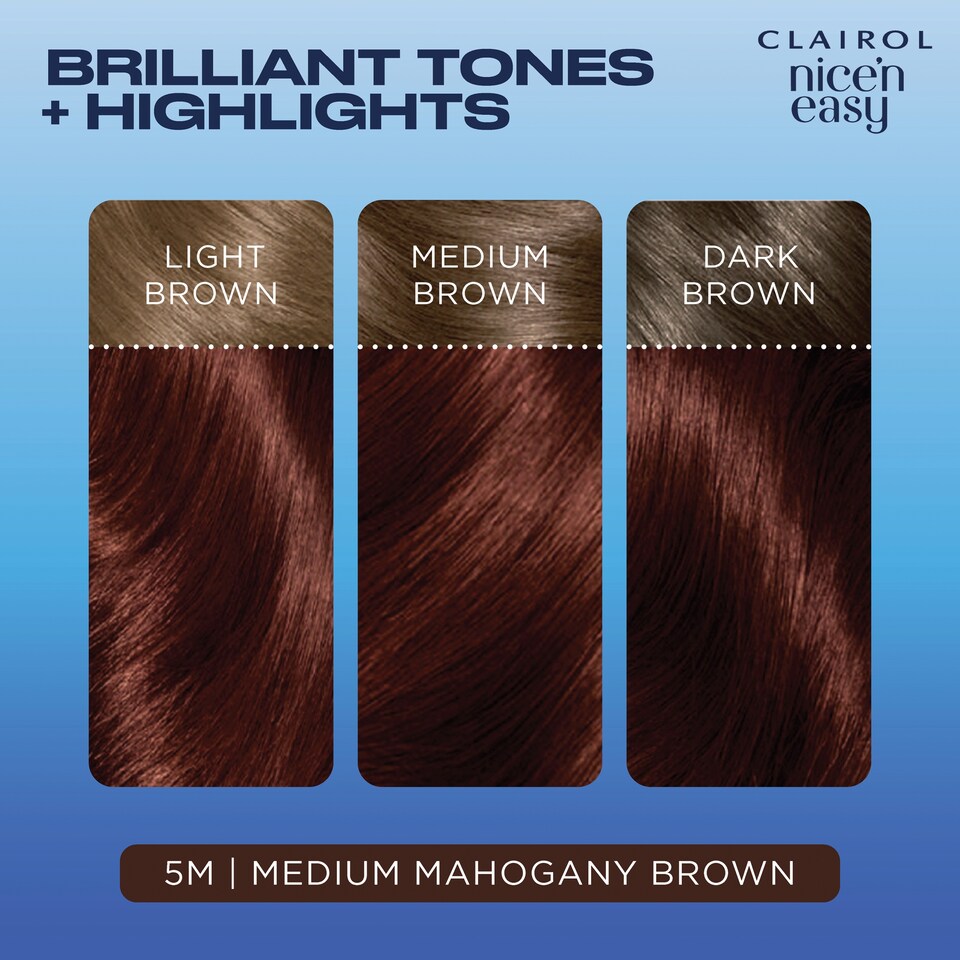 image 1 of Clairol Ncen/Esy Medium Mahogany Brown 5M Hair Dye