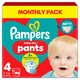 image 1 of Pampers Baby-Dry Nappy Pants Size 4 Monthly Pack 180 Pack