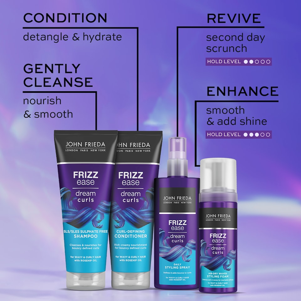 image 1 of John Frieda Frizz Ease Dream Curls Spray 200Ml