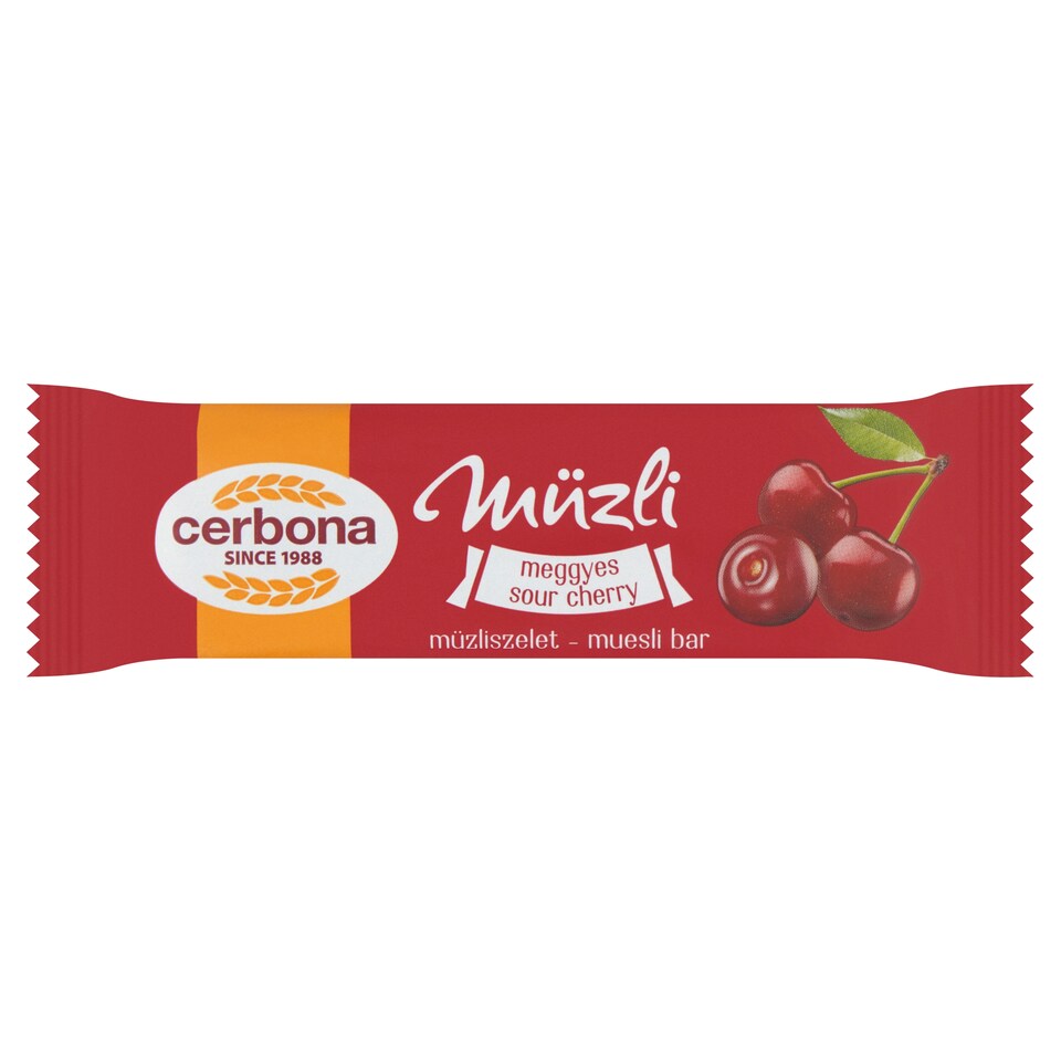 image 1 of Cerbona Sour Cherry Muesli Bar 20 g