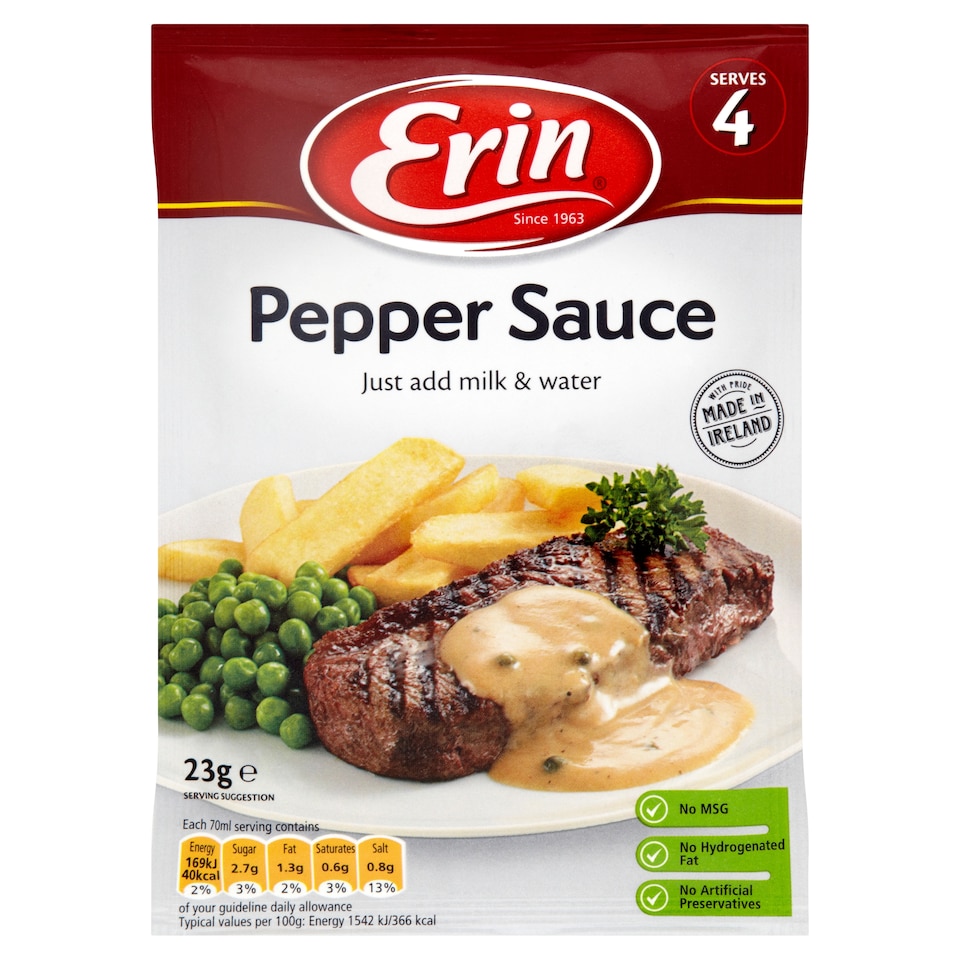 Erin Creamy Pepper Sauce 23G