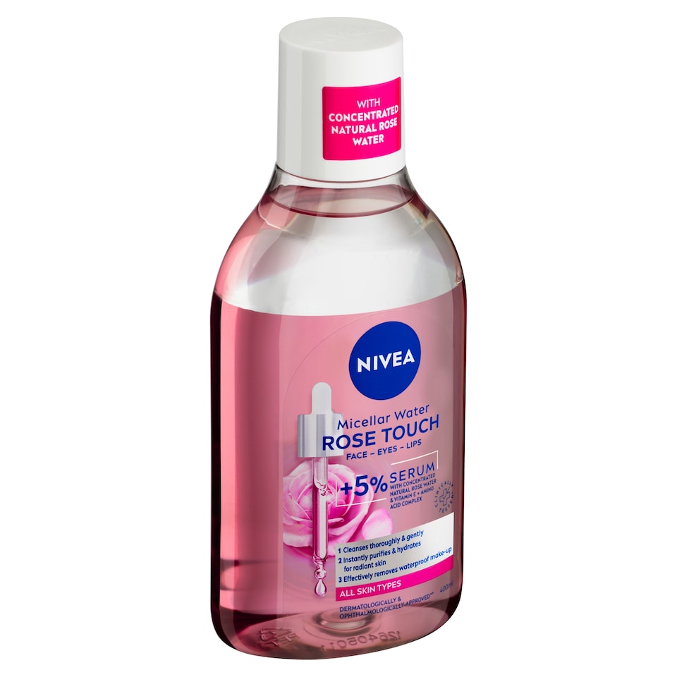 obrázok 1 z Nivea Rose Touch Dvojfázová čistiaca micelárna voda 400 ml