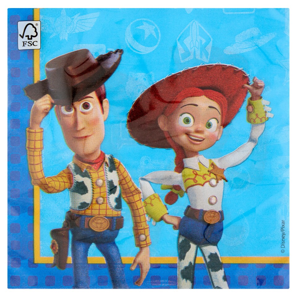 Decorata Party Toy Story Napkin 33 cm x 33 cm 2 Ply 20 pcs
