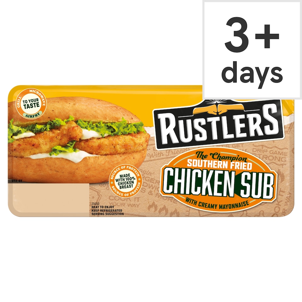 Rustlers Southern Fried Chicken Sandwich 158 G