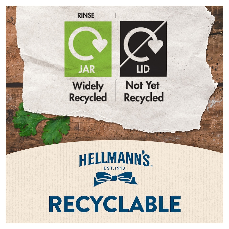 image 1 of Hellmann’s Vegan Garlic Mayonnaise Jar 270g