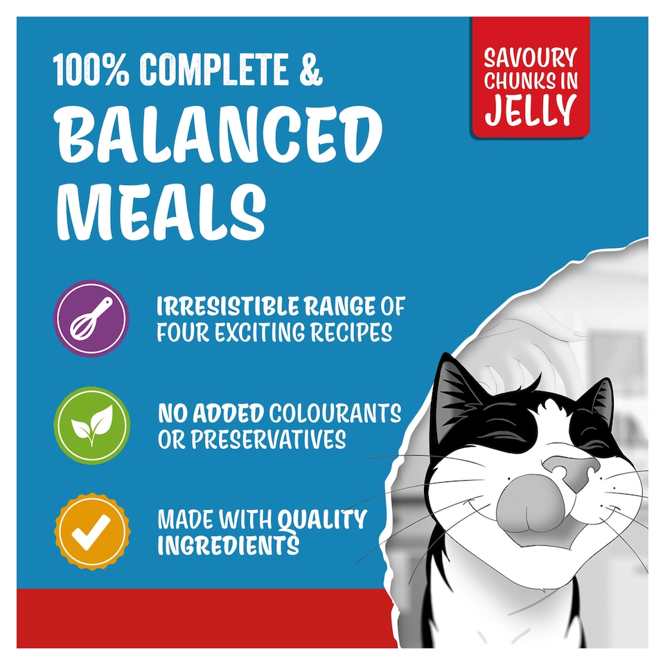 image 1 of FELIX ORIGINAL Farm Selection in Jelly Wet Cat Food 12x85g