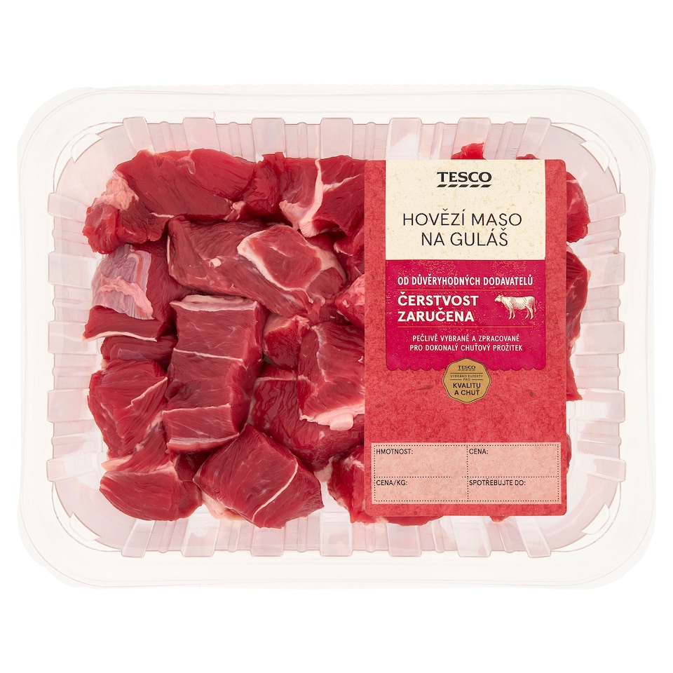 Tesco Hovězí maso na guláš 0,400kg