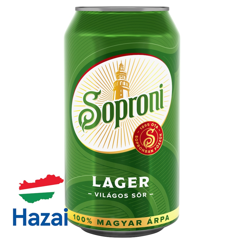 Soproni Classic Light Beer 4,5% 330 ml 