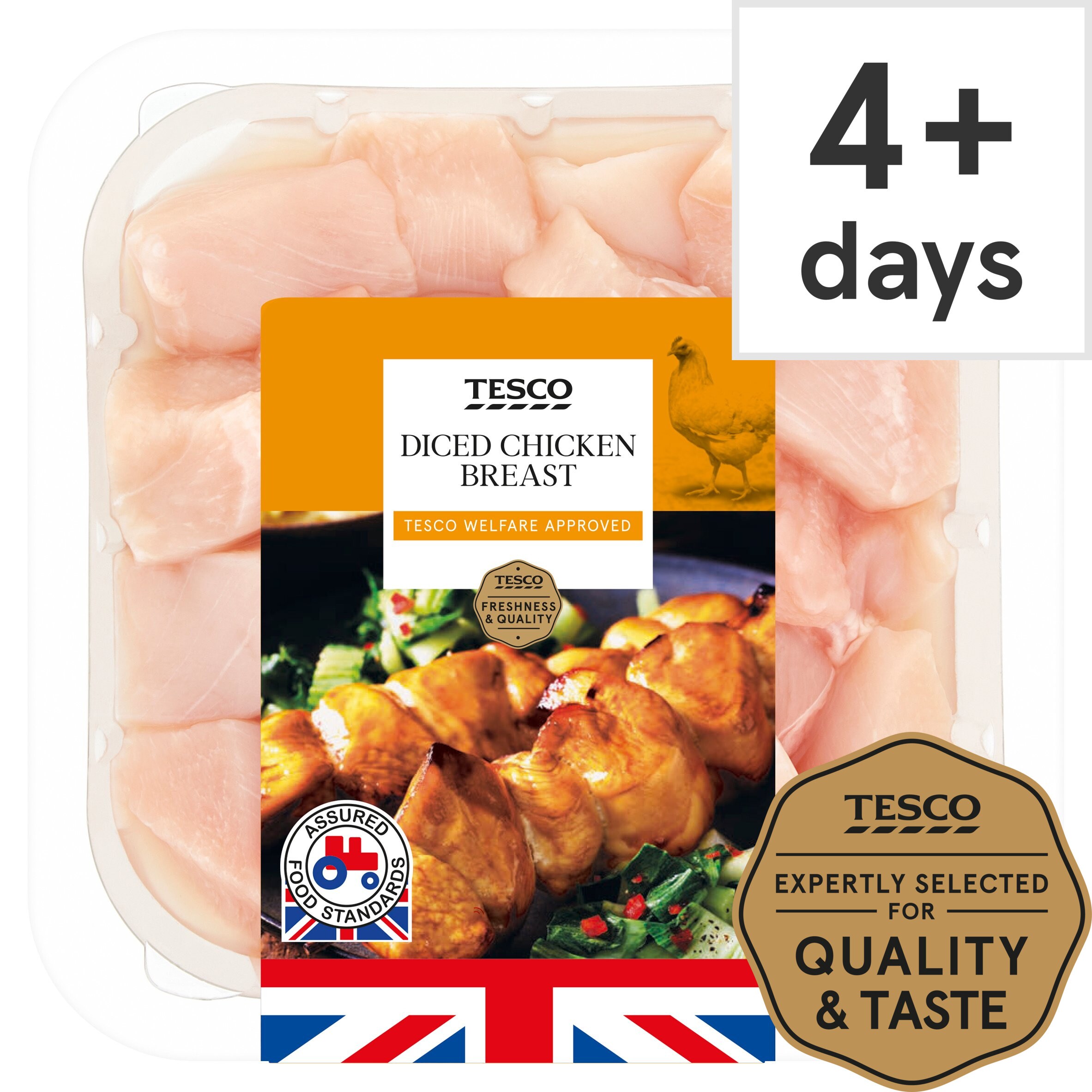 Calories in Tesco British Chicken Breast Portions Chumster
