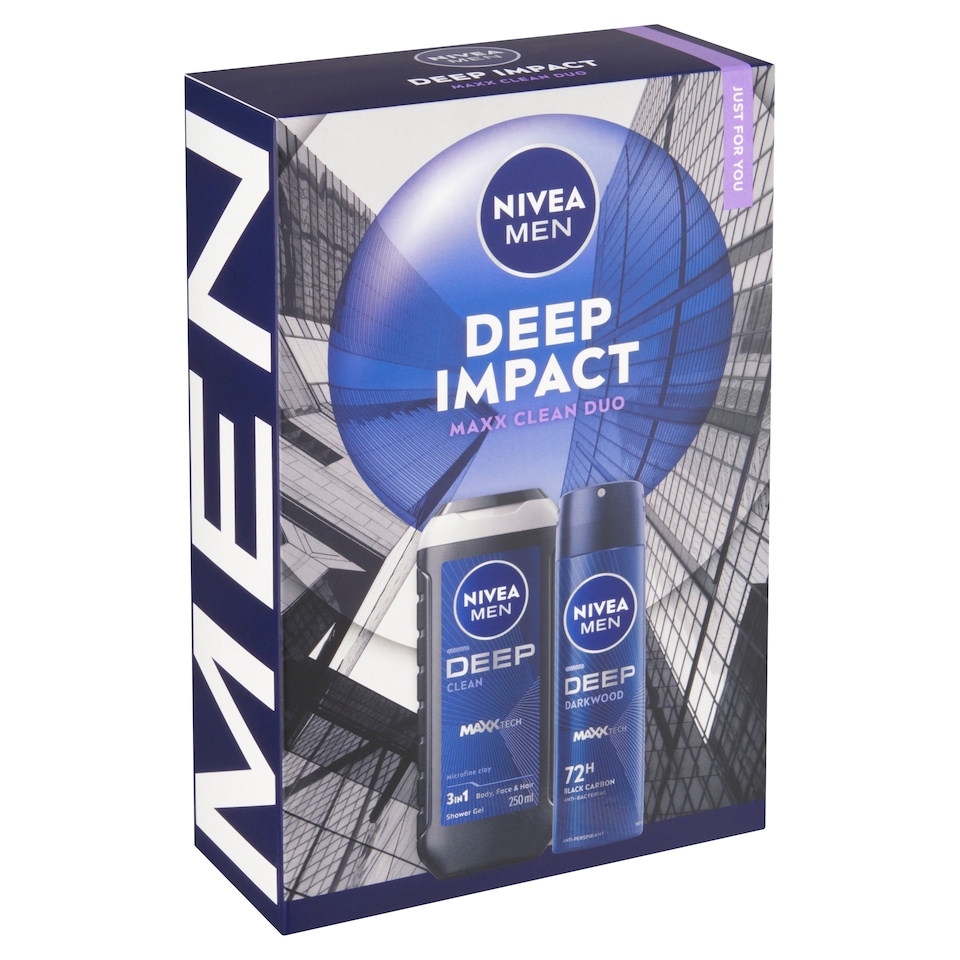 Obrázek 1 pro produkt Nivea Men Deep Impact Maxx Clean Duo Dárková sada