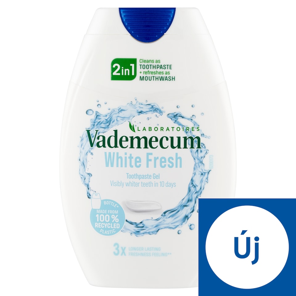 Vademecum 2in1 White Fresh Toothpaste Gel 75 ml