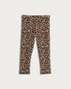 image 4 of F&F Girls Leopard Print Fleece Lined Leggings in Multi