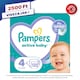 image 1 of Pampers Active Baby Size 4, 132 Nappies, 9kg-14kg