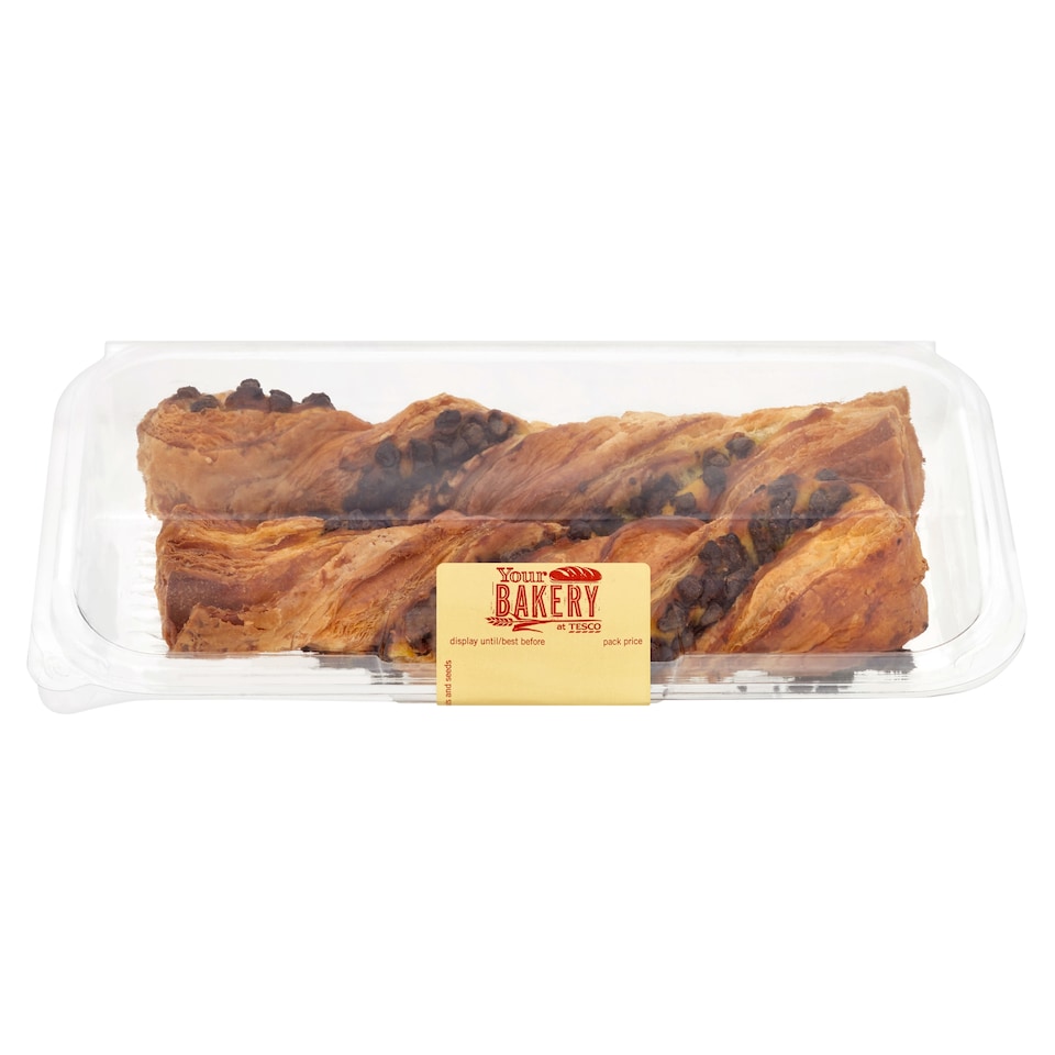 image 1 of Tesco Chocolate Twist 2 Pack