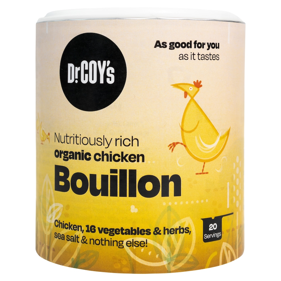 Dr. Coy's Organic Chicken Bouillon 125g