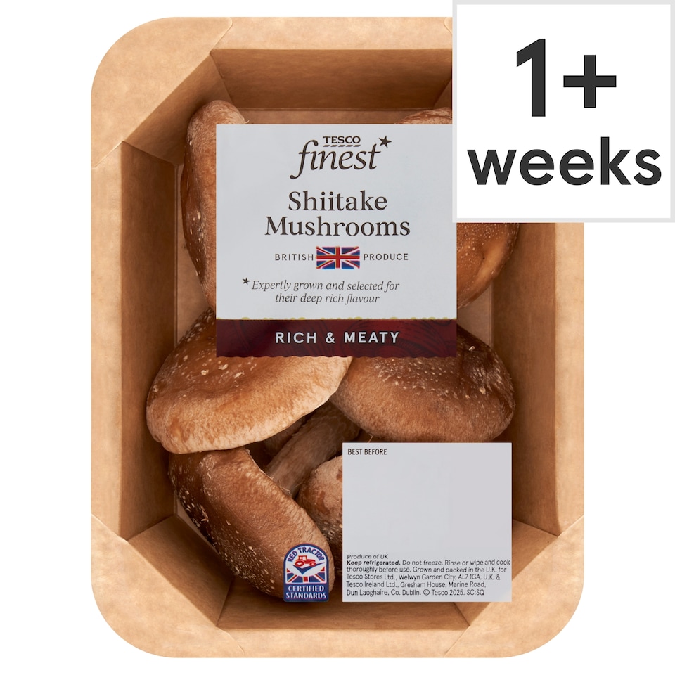 image 1 of Tesco Finest Shiitake Mushrooms 125G
