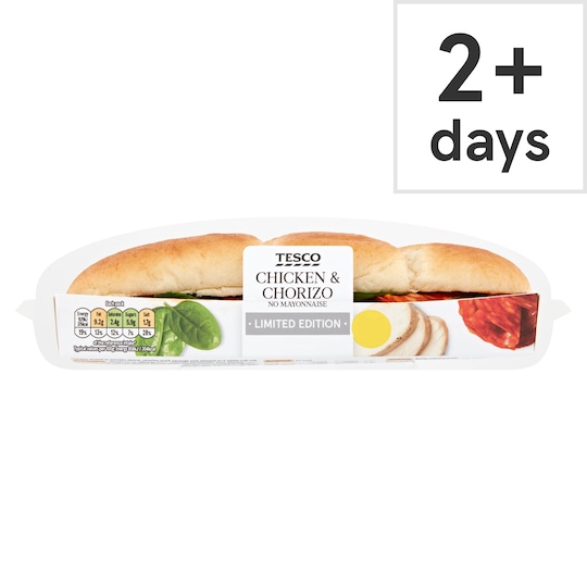 Tesco Chicken Chorizo Sub