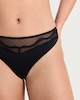 image 3 of F&F 3-Pack Lace Trim Thongs in Multi