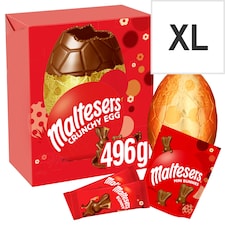 Maltesers Crunchy Chocolate Giant Easter Egg 496G