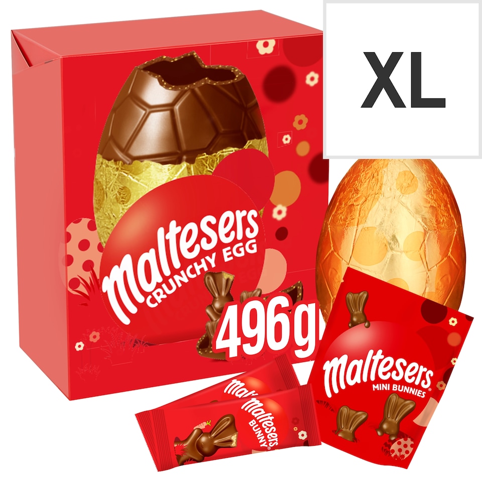Maltesers Crunchy Chocolate Giant Easter Egg 496G