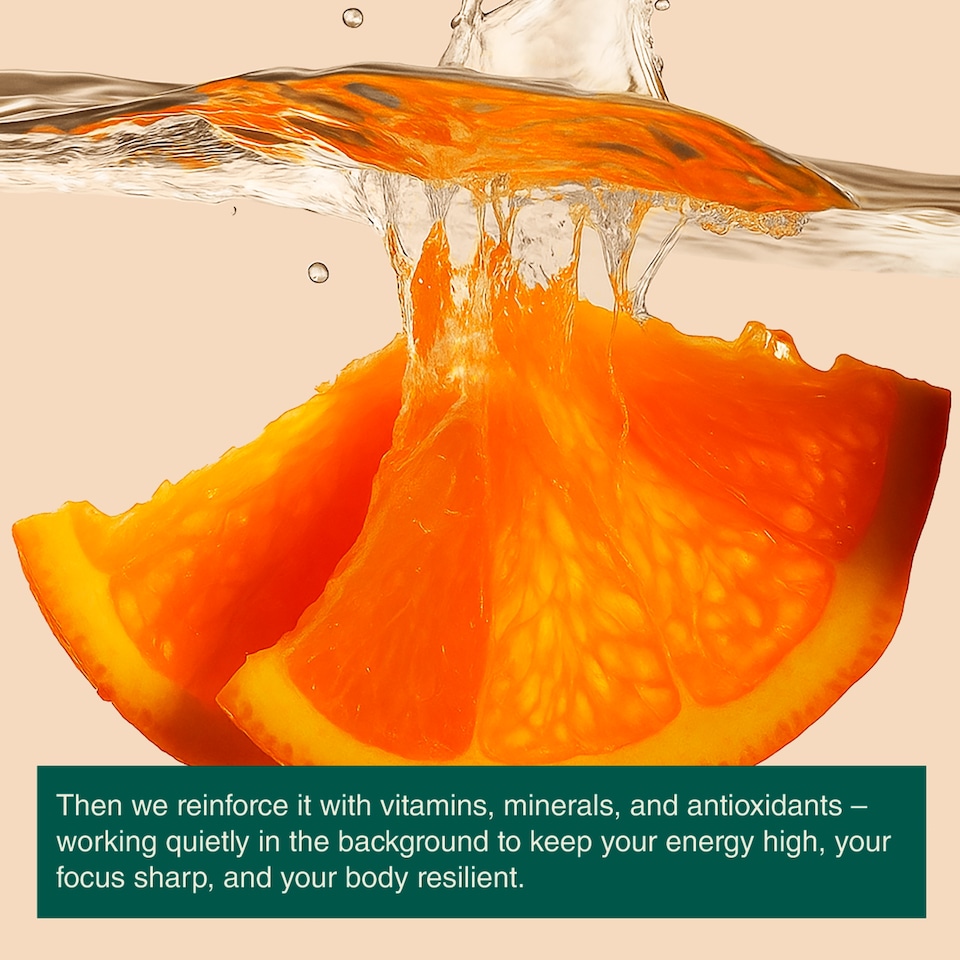 image 1 of Phizz Daily Immune+ Orange Hydration, Immunity, Electrolytes & Vitamins Effervescent Tablets x20