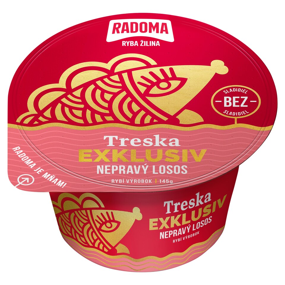 PRETO Ryba Žilina Treska Exklusiv s nepravým lososom 145 g