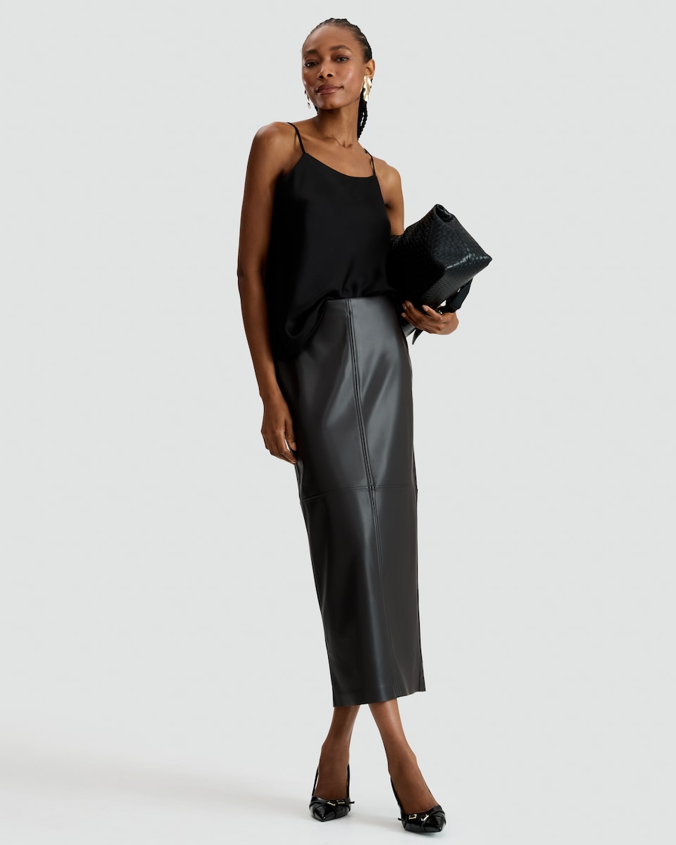 image 1 of The F&F Edit Double Pleat Check Wide Leg Trousers in Brown