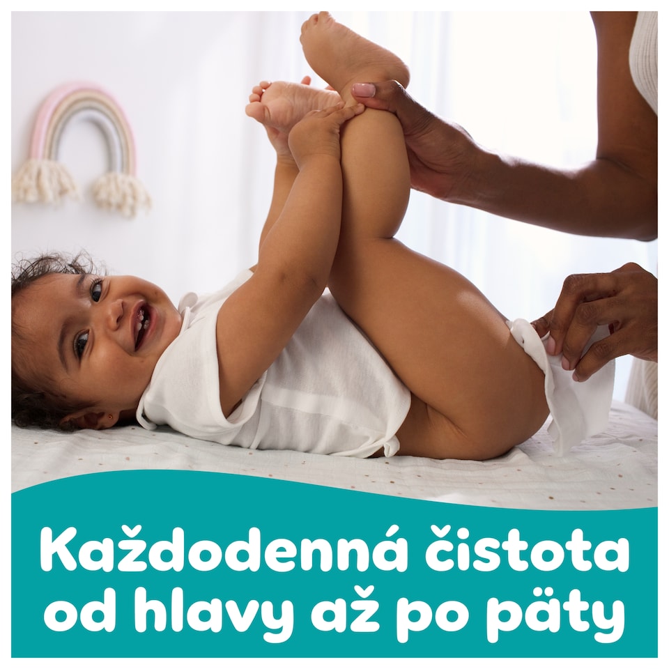 obrázok 1 z Pampers Fresh Clean Detské Vlhčené Obrúsky, 1 ks Balení po 80 Obrúskov Detských Vlhčených Obrúskov