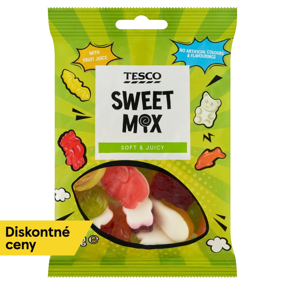Tesco Fruit Flavoured Jellies 100 g