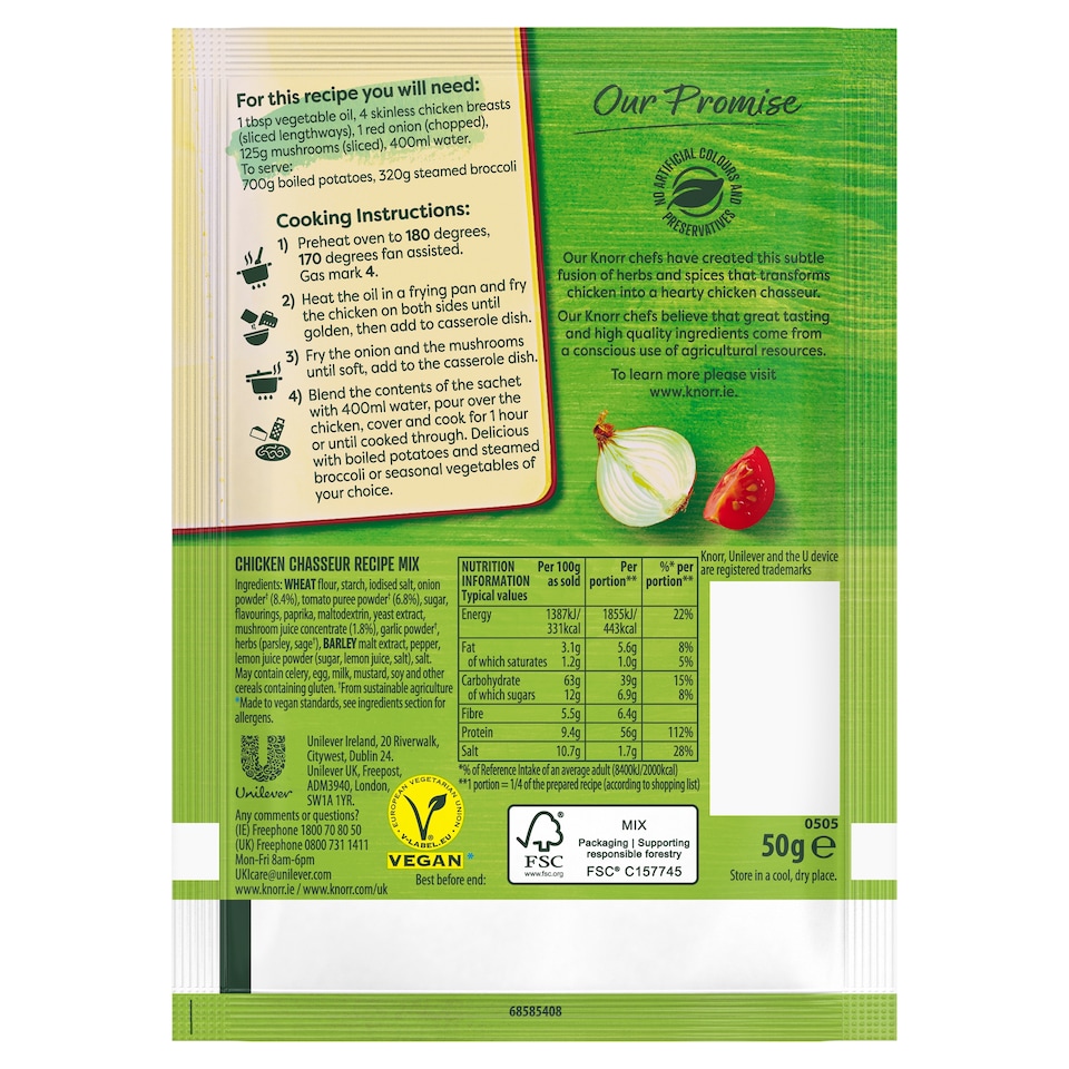 image 1 of Knorr Mealmaker Chicken Chasseur 69G