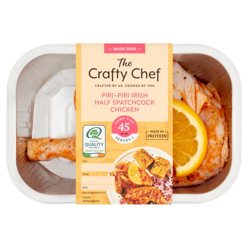 The Crafty Chef Piri Piri Irish Half Spatchcock 570G