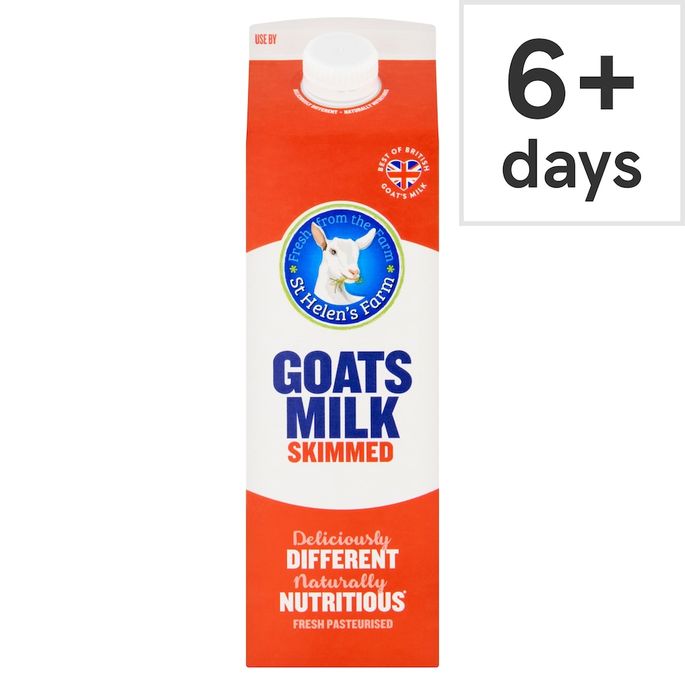 image 1 of St Helen's Fresh Skimmed Goats Milk 1 Litre