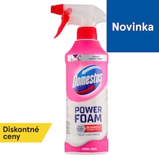 Domestos Power Foam Floral Fresh Toilet & Bathroom Cleaning and Disinfecting Foam 435 ml