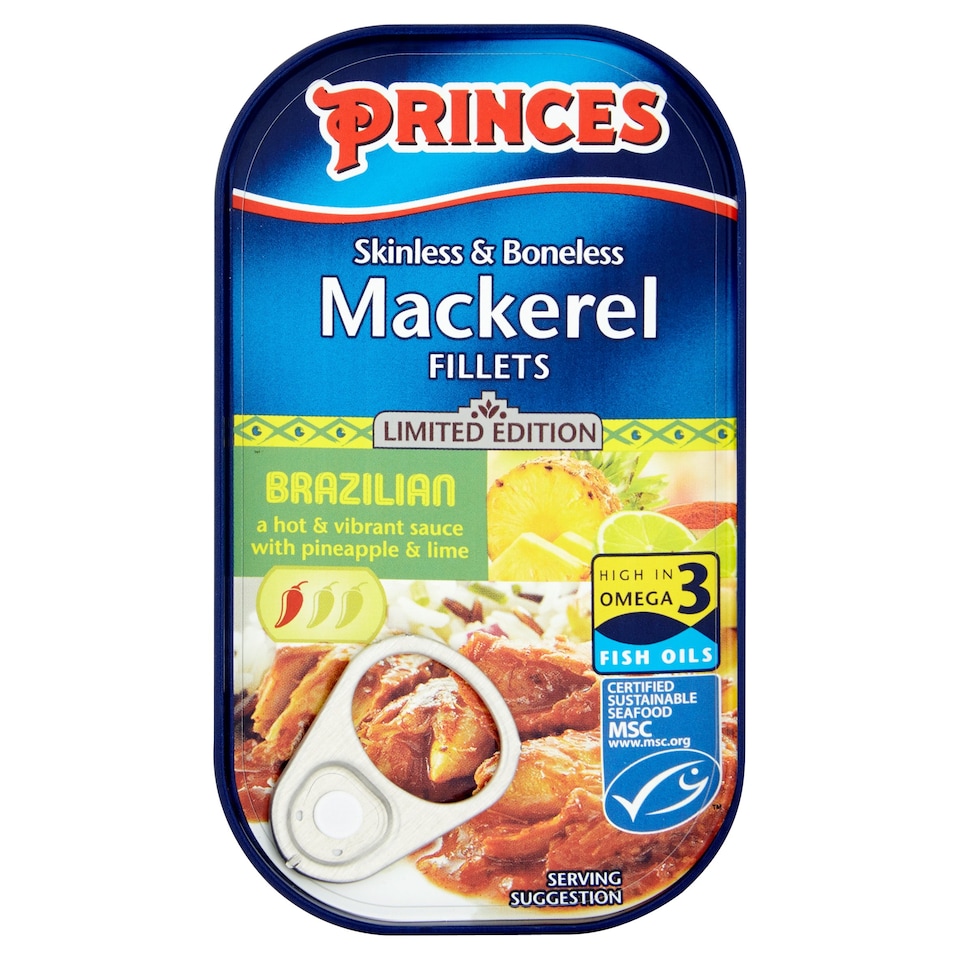 Princes Mackerel Brazilian 125G