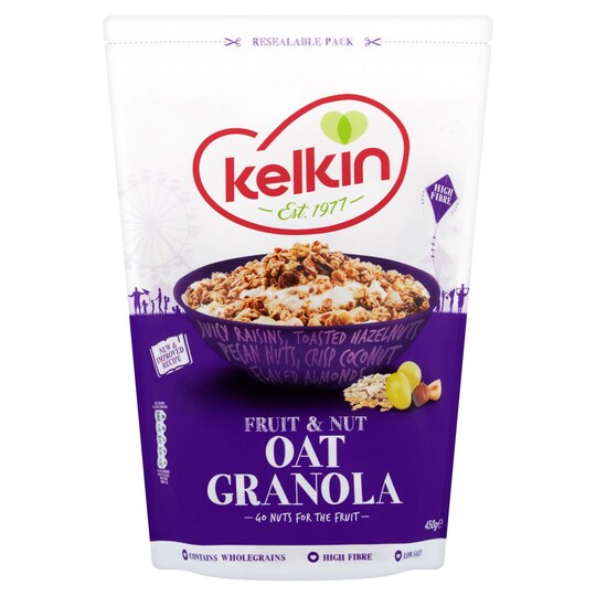 Kelkin Fruit & Nut Granola 450G Tesco Groceries