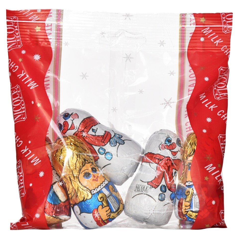 Nicole Choco tejcsokoládé mini figurák tasakban 5 x 15 g (75 g)