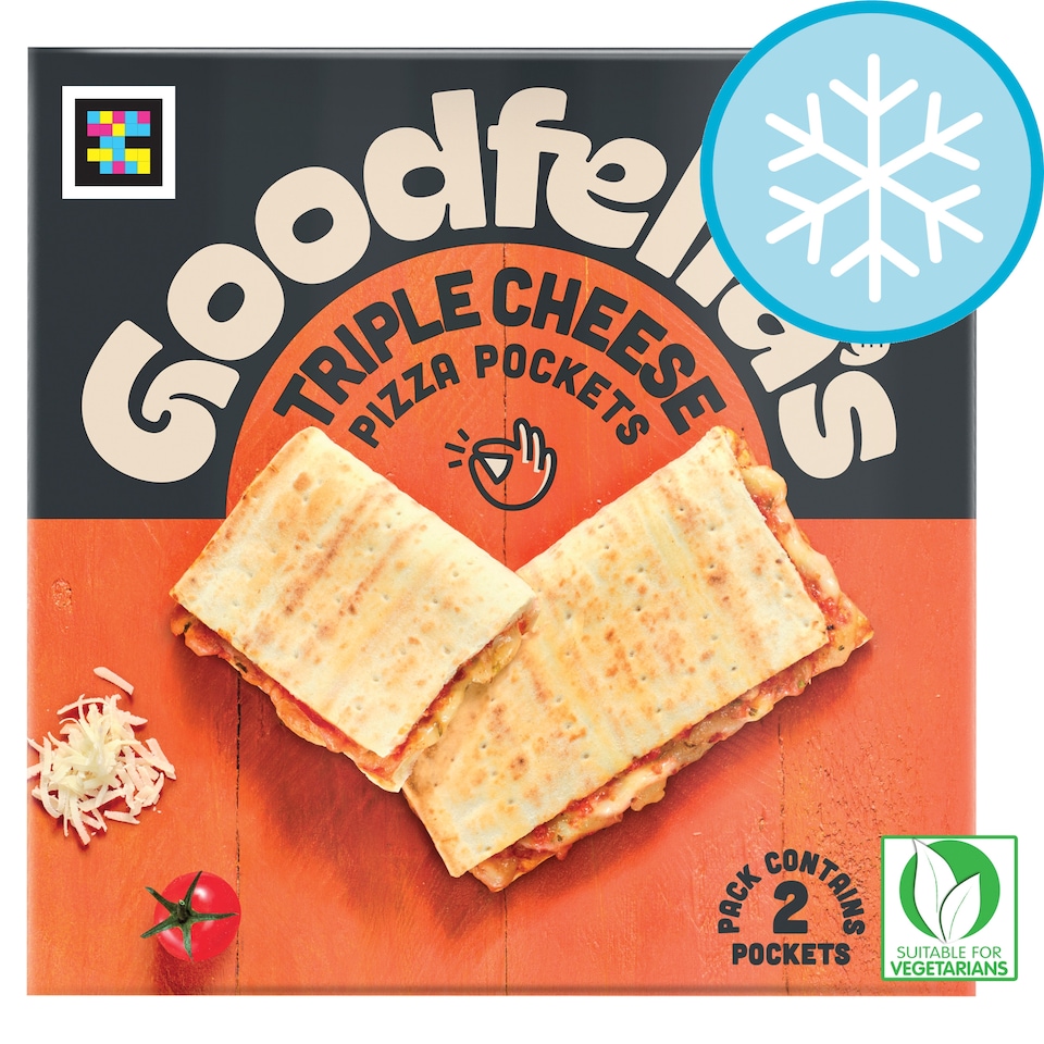 image 1 of Goodfella's Pizza Pockets Triple Cheese 2 Pack 250G