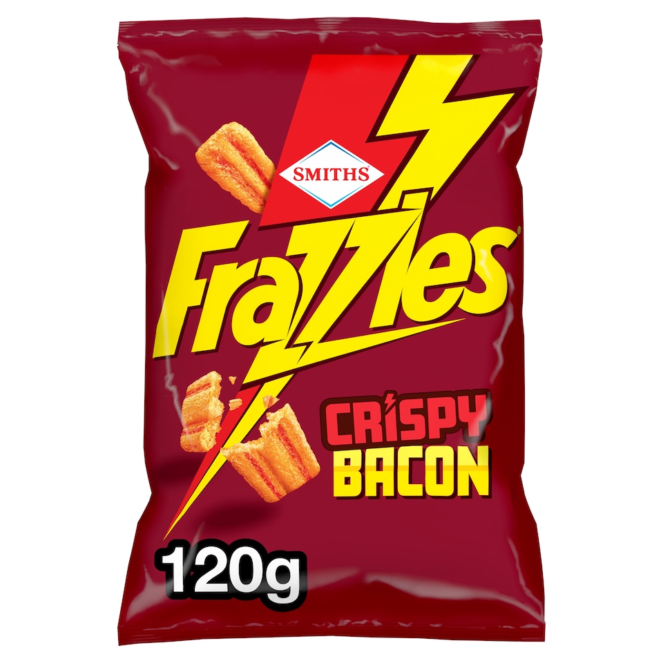 image 1 of Smiths Frazzles Bacon Sharing Bag Crisps 120g