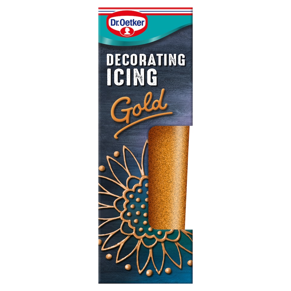 Dr Oetker Decorating Icing Gold 50G