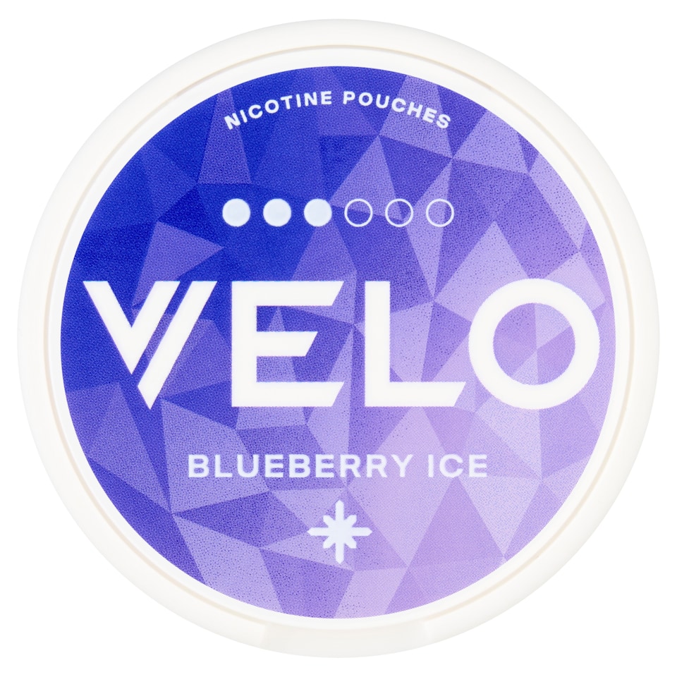 Velo Blueberry Ice Nicotine Pouches 8 mg 20 Pack