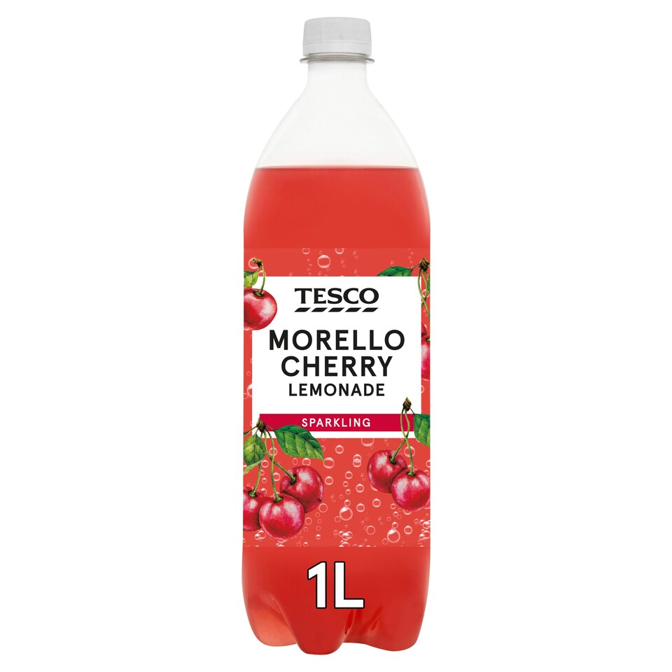 Tesco Sparkling Morello Cherry Lemonade 1L