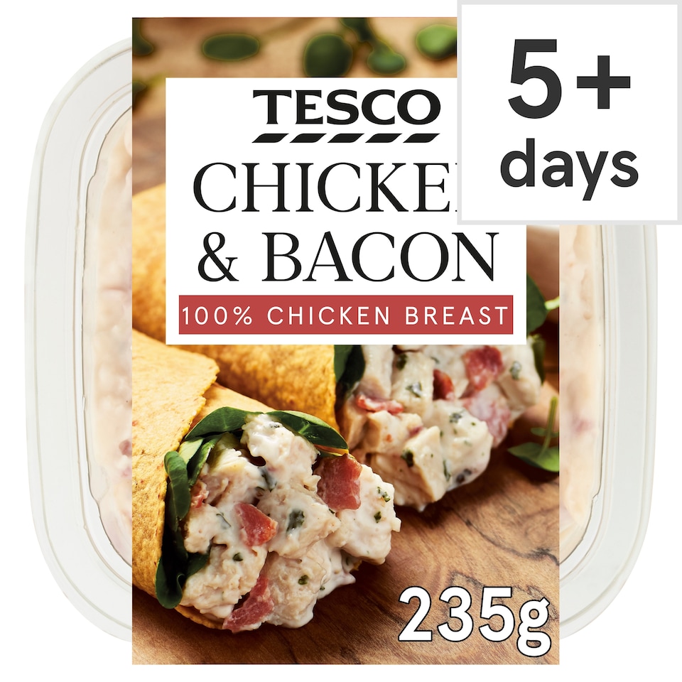 Tesco Chicken & Bacon Sandwich Filler 235g (C)