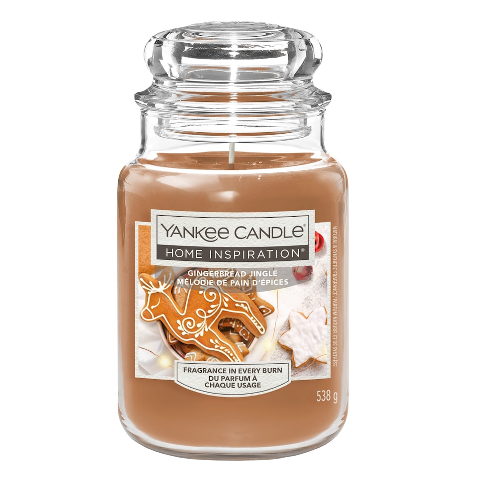 image 1 of Yankee Candle HI Gingerbread Jingle Large Jar 538g 