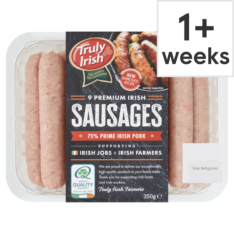 Truly Irish Premium Sausages 350G
