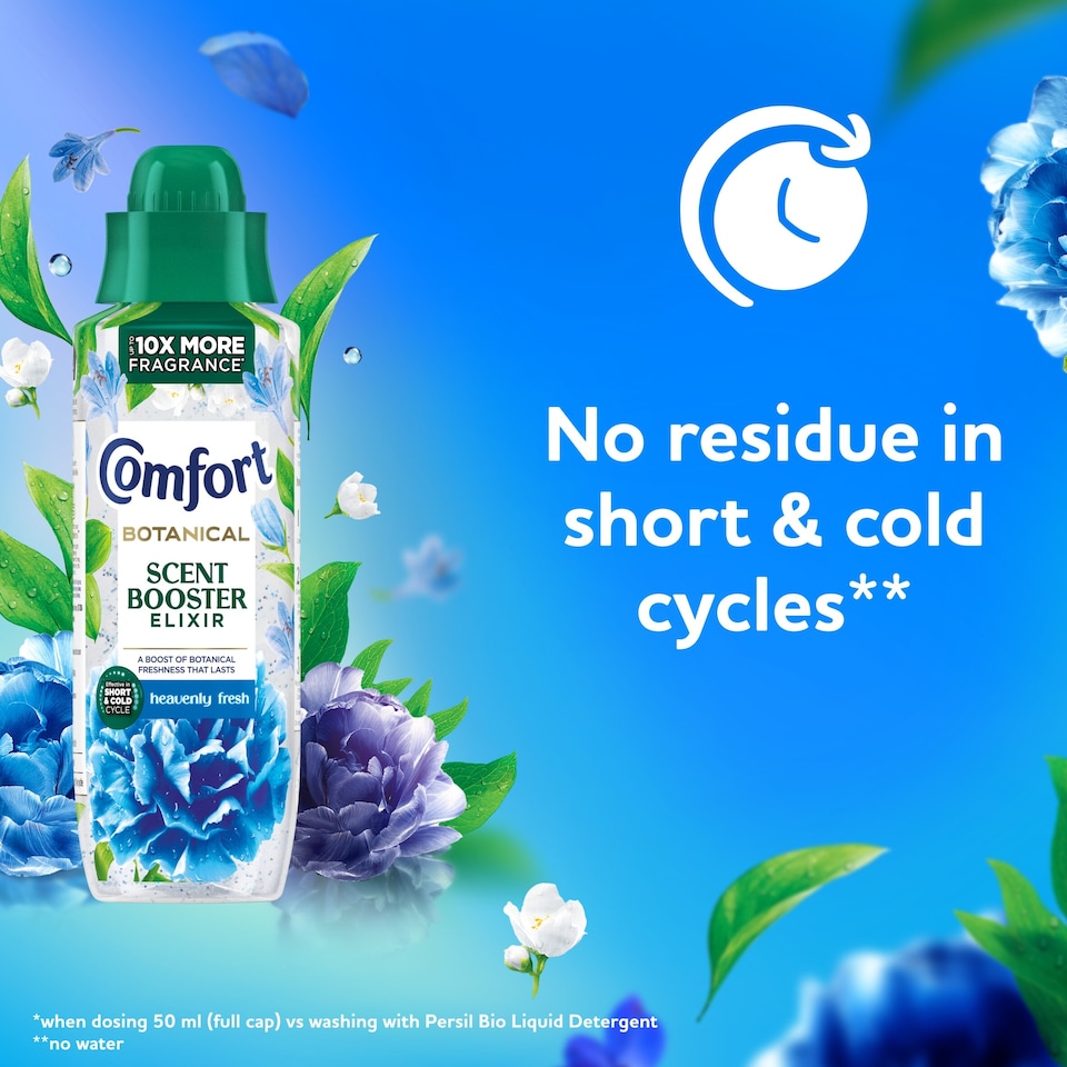 image 1 of Comfort Botanicals Scent Booster Elixir Heavenly Fresh 736ml