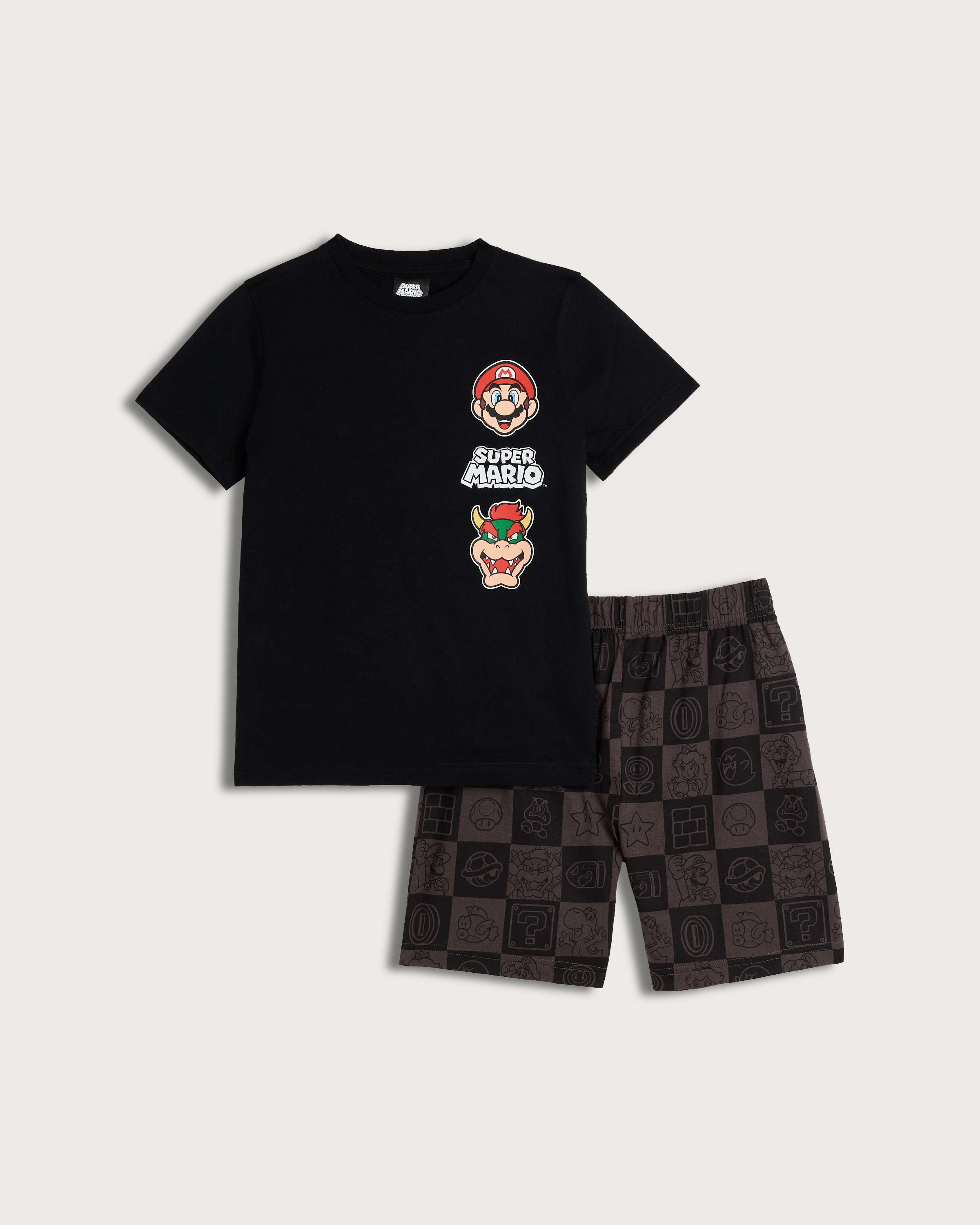 Super Mario 2-Piece Pure Cotton Pyjama Set in Multi